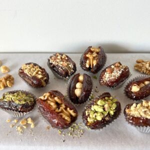 Handgevulde Medjoul dadels van ADA bakes — naturel, per doosje van 10 stuks